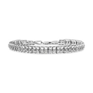 Haus of Brilliance .925 Sterling Silver 1/2 Cttw DiamondTennis Bracelet